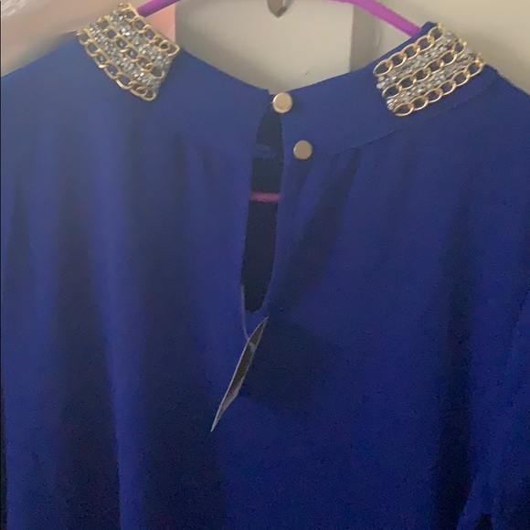 Royal blue top - Picture 3 of 3